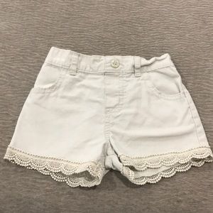 Toddler lace shorts
